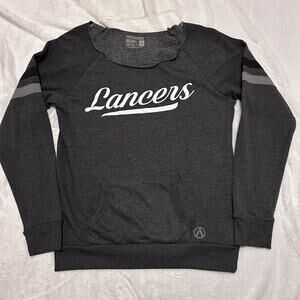 Women’s North and Acrux Gray Lancers Long sleeve Pullover Sweatshirt Size Small
